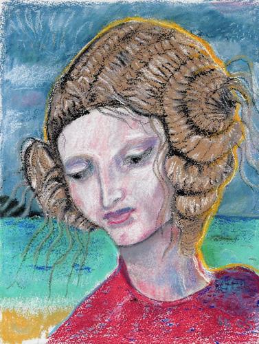Woman By The Sea (After Leonardo)
