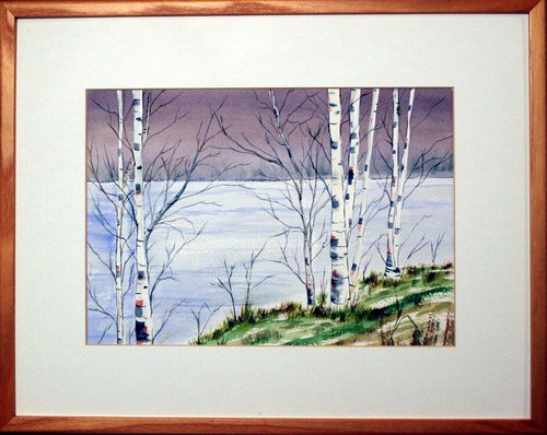 Birches by the River