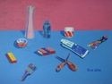 Sound of poetry in pink and blue