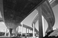 Sergio Dennis - Architecture Photography Black & White fine art Photography, Los Angeles, Freeways, Architecture, - Architecture Photography