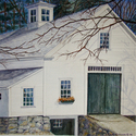 Susan Ginouves - White Barn on Still River Road