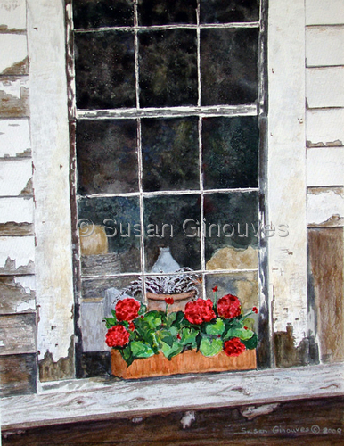 Painting-Realism-Window Box