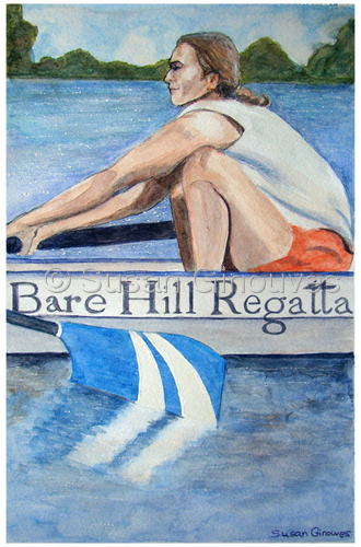Painting-Figurative-Bare Hill Regatta