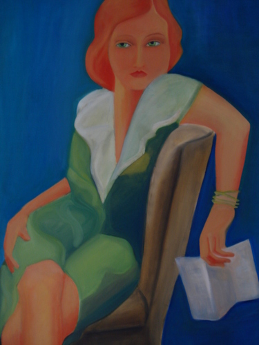Painting-Impressionism-The Letter