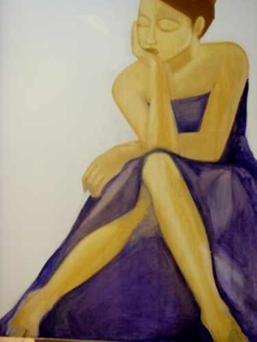 Painting-Figurative-Pensive
