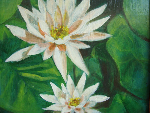 Painting-Floral-Water Lilly