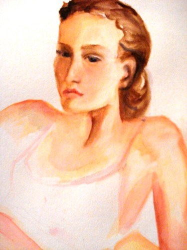 Painting-Figurative-Pensive One