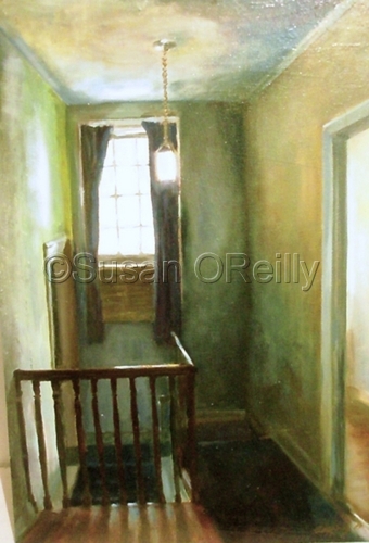 Painting-Expressionist-Kinston Hallway