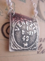 Venice%20%22Venezia%22%20%20Vintage%20Postmark%20Impression%20Necklace (thumbnail)