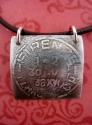Florence%20%28Firenze%29%20Impression%20Vintage%20Postmark%20Pendant%20on%20Leather (thumbnail)