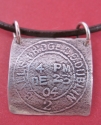 Dublin%20Impression%20Vintage%20Postmark%20Pendant%20on%20Leather (thumbnail)