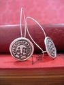 Dublin%20Vintage%20Postmark%20Earrings%20on%20Elongated%20Ear%20Wires (thumbnail)