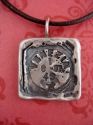 Venice%20%22Venezia%22%20Vintage%20Postmark%20Pendant%20on%20Leather (thumbnail)