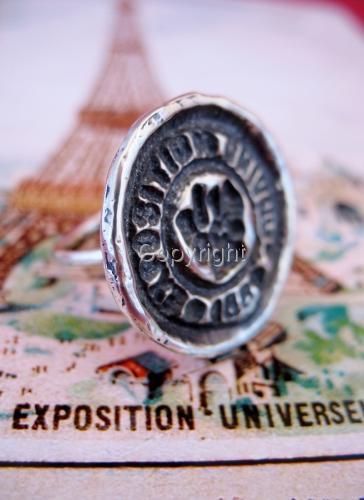 Eiffel%20Tower%20Vintage%20Postmark%20Ring (large view)