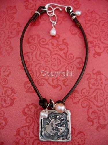 Venice%20%20%22Venezia%22%20Vintage%20Postmark%20Bracelet (large view)