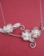 Jewelry-Dogwood Flowers on Branch Necklace