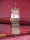 Jewelry--Noble Metals-Rings and BraceletsSterling and Brass Textured Bracelet 