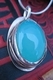 Jewelry--Noble Metals-NecklacesBezel Set Chalcedony Pendant