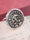 Jewelry--Noble Metals-Rings and BraceletsSterling Dublin Postmark Ring
