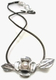 Jewelry-Sterling flower with petals on leather