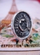 Jewelry--Noble Metals-Rings and BraceletsSterling Vintage Postmark  Ring 