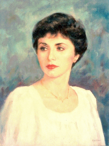 Painting-Portrait-Portrait of a woman