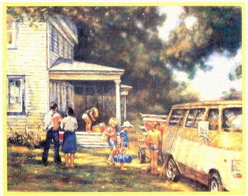 Painting-Genre-Summer Holiday