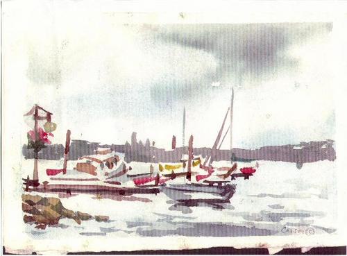 Painting-Seascape-Kirkland Pier