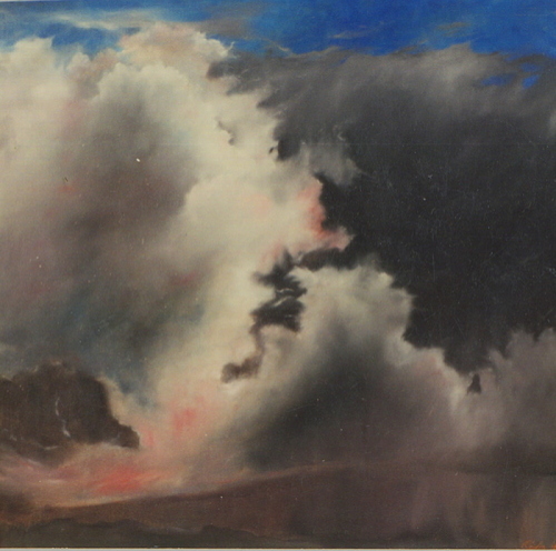 Painting-Landscape-Before the Monsoon