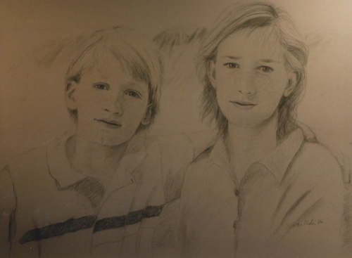 Drawing-Portrait-Jessica and Noah