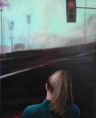 Painting-Expressionist-Morning Walk #2