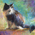 Impressionistic Tuxedo cat Svetlana Novikova Impressionistic%20Tuxedo%20cat%20Svetlana%20Novikova (thumbnail)