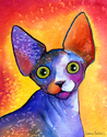 Sphynx Cat #3 painting Svetlana Novikova Sphynx%20Cat%20%233%20painting%20Svetlana%20Novikova (thumbnail)