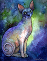 Sphynx Cat #2 painting print Svetlana Novikova Sphynx%20Cat%20%232%20painting%20print%20Svetlana%20Novikova (thumbnail)
