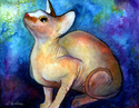 Sphynx Cat #4 Painting Svetlana Novikova Sphynx%20Cat%20%234%20Painting%20Svetlana%20Novikova (thumbnail)