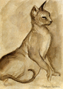 Sphynx Cat 44 Ink Drawing painting Svetlana Novikova Sphynx%20Cat%2044%20Ink%20Drawing%20painting%20Svetlana%20Novikova (thumbnail)