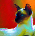 Siamese cat # 10 painting giclee print Siamese%20cat%20%23%2010%20painting%20giclee%20print%20 (thumbnail)