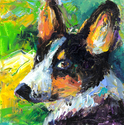 Corgi Dog #1 painting Giclee Print Corgi%20Dog%20%231%20painting%20Giclee%20Print (thumbnail)
