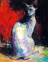 Royal Sphynx cat painting Giclee print Royal%20Sphynx%20cat%20painting%20Giclee%20print (thumbnail)
