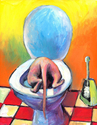 Sphynx cat drinking painting Giclee Print Sphynx%20cat%20drinking%20painting%20Giclee%20Print (thumbnail)