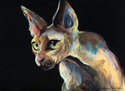 Intense Sphynx Cat Art painting Svetlana Novikova Intense%20Sphynx%20Cat%20Art%20painting%20Svetlana%20Novikova (thumbnail)