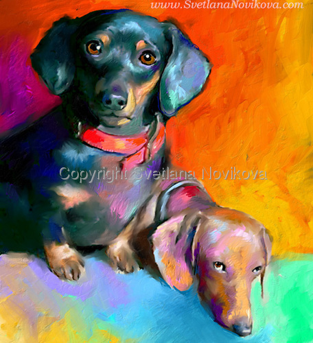 Dachshund%20dogs%20%231 (large view)