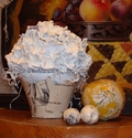 Plaster Mache Hydrangeas