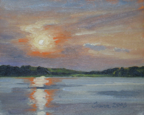 Belmar Marina Sunset