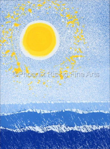 Painting-Abstract-Lake Michigan Sunscape