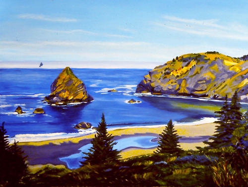 Painting-Seascape-Oregon Coast
