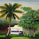 Painting--OilCaptain's Cabin, Goodland