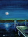Painting--Oil-SeascapeCity Lights