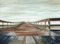 Painting--Oil-SeascapeSt Augustine Beach Pier
