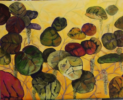 Painting-Botanical-Seagrapes